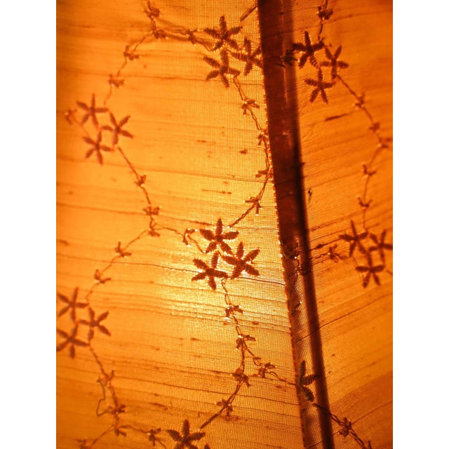 Vintage Lamp with Yellow Lampshade, 1960s For Sale - Image 11 of 13