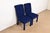 Directional Paul Evans for Directional Modern Parsons Upholstered Side Chairs or Dining Chairs, Pair For Sale - Image 4 of 11