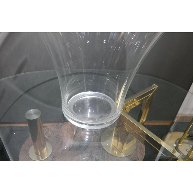 Large Decorative Glass Vase, 1990s For Sale - Image 10 of 15