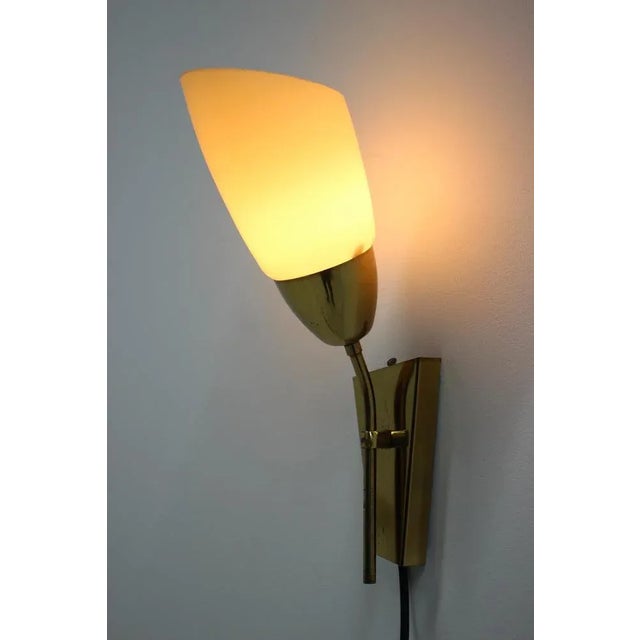 Mid-Century Wall Lamps by Kamenicky Senov, 1960s, Set of 2 For Sale - Image 4 of 8