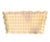 A beautiful yellow and white ceramic serving platter. The platter has a pretty fresh look in a diamond pattern with...