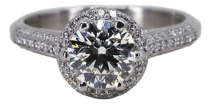 Late 20th Century 1.04 Round H VVS1 GIA Tacori Ring, Size 5.25