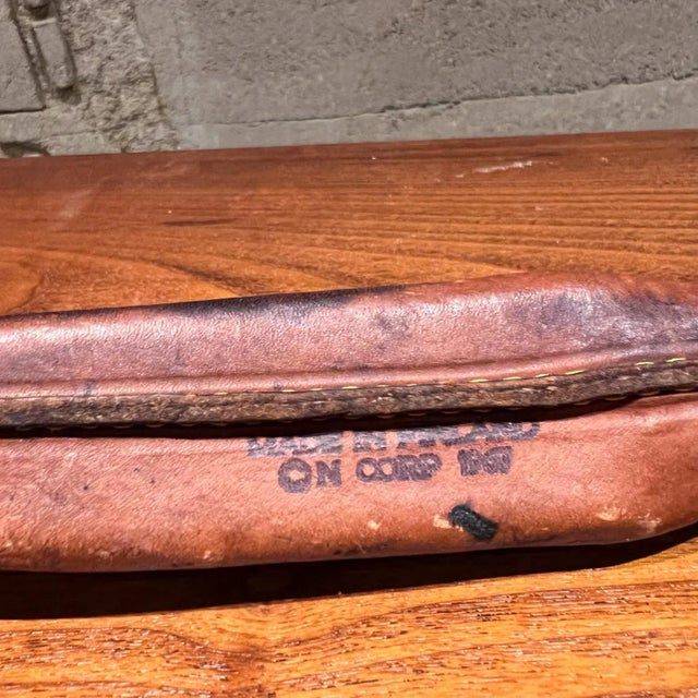 AMBIANIC presents 1967 Fiskars Normark stainless steel knife from Finland leather sheath Vintage Fixed Blade Fillet Fish...