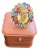 Bochic “Orient” Vintage Amethyst, Lemon Quartz & Citrine Ring Set In 18K Gold & For Sale