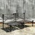 Late 20th Century Vintage Boho Cast Aluminum “Arcadia” Slipper Chairs After Michael Taylor - a Pr For Sale - Image 5 of 12