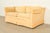Baker Furniture Company Baker Furniture Style Modern Mohair Velvet Tuxedo Sofa or Loveseat For Sale - Image 4 of 13