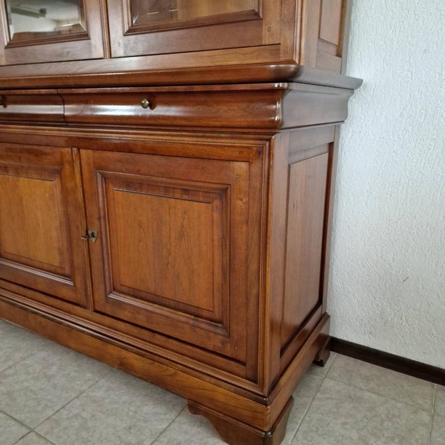 Wooden Showcase Cabinet, 2000s For Sale - Image 6 of 11