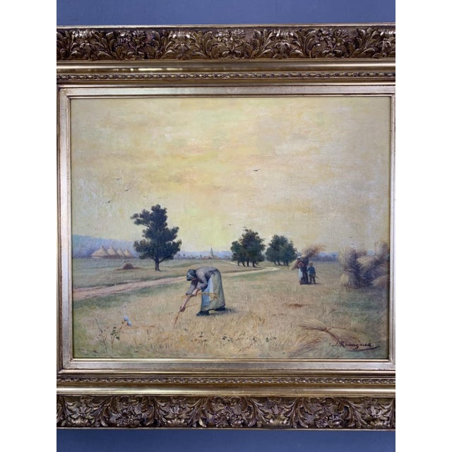 Paul Emile Felix Raissiguier, Landscape, Late 19th Century, Oil on Canvas For Sale - Image 4 of 13