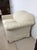 Vintage White Floral Loveseat With Throw Pillows For Sale - Image 9 of 18