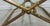 Metal Vintage Gold Gilt Faux Bamboo Campaign X Base End Table Italian Regency B For Sale - Image 7 of 10