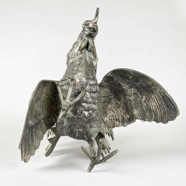 Antique Cast Roosters, 1890s, Set of 2 For Sale - Image 9 of 14