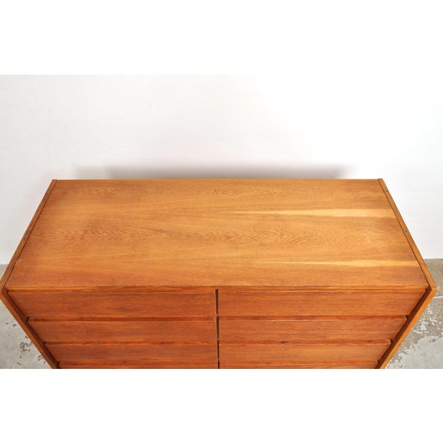 Brown Vintage U-453 Chest of Drawers by Jiri Jiroutek, 1960s For Sale - Image 8 of 12