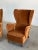 W29 D35 H39 SW19.5 SD18.5 SH15 AH24 Art deco inspired lounge chairs made in a mix of solid alder framing with Baltic birch...