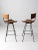 Mid-Century Stools Pair For Sale - Image 9 of 11