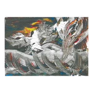 1970s Ruth Freeman Storm Monotype