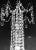 Palatial 19/20th Cent Thirty Light French Crystal & Brass Column Form Chandelier For Sale - Image 4 of 13