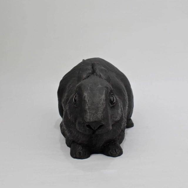 2010s 2014 Terracotta Rabbit Sculpture "When Bad Things Happen" by Darla Jackson For Sale - Image 5 of 11