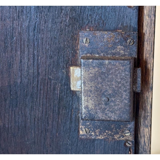 Wood Antique Georgian Mahogany Corner Cupboard: Bow Front Cabinet For Sale - Image 7 of 10