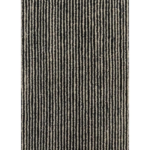 High-Quality Contemporary striped gray Handmade rug by Doris Leslie Blau Size: 4'3" × 9'3" (129 × 281 cm) This...
