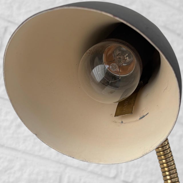 Scandinavian Desk Lamp by Bertil Brisborg for Nordiska Kompaniet, 1950s For Sale - Image 9 of 12