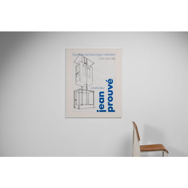 Booijmans Van Beuningen Exhibition Poster by Jean Prouvé, 1981 For Sale - Image 3 of 13