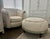 2000 - 2009 Custom Upholstered Lounge Chair & Ottoman For Sale - Image 5 of 12