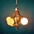 Metal Mid-Century Metal Opaline Glass Pendant Light, Italy, 1960s For Sale - Image 7 of 11