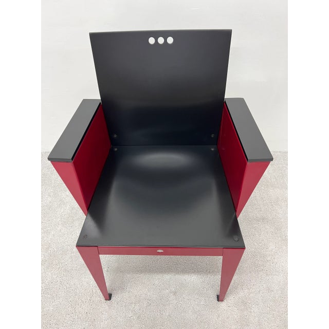 1990s Vintage Bruce Sienkowski "Eli Armchair" for Charlotte For Sale In Miami - Image 6 of 13