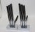 Art Deco Donald Deskey Andirons Moderne Skyscraper Form For Sale - Image 3 of 12
