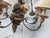 Wood Vintage Italianate Polychrome Carved Wood Fruit & Iron 6-Light Chandelier For Sale - Image 7 of 15