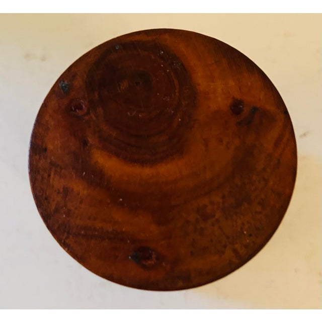 Traditional 1970s Burlwood Cup Pen Holder Desk Accessory For Sale - Image 3 of 5