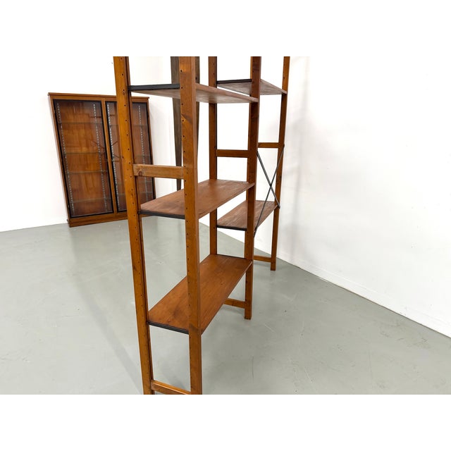 Modernist Bookcase in Pine, 1950s For Sale - Image 18 of 18