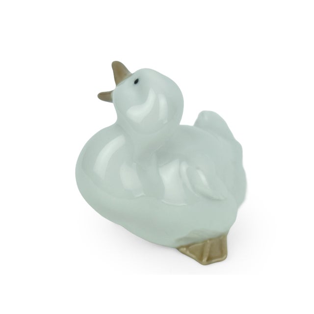 Vintage Handcrafted Nao by Lladro Porcelain Duck and Goose Figurines - Set of 2 For Sale - Image 6 of 9