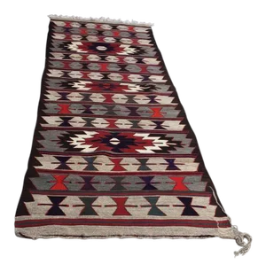 Vintage Turkish Anatolian Kilim Rug - 3′1″ × 5′3″