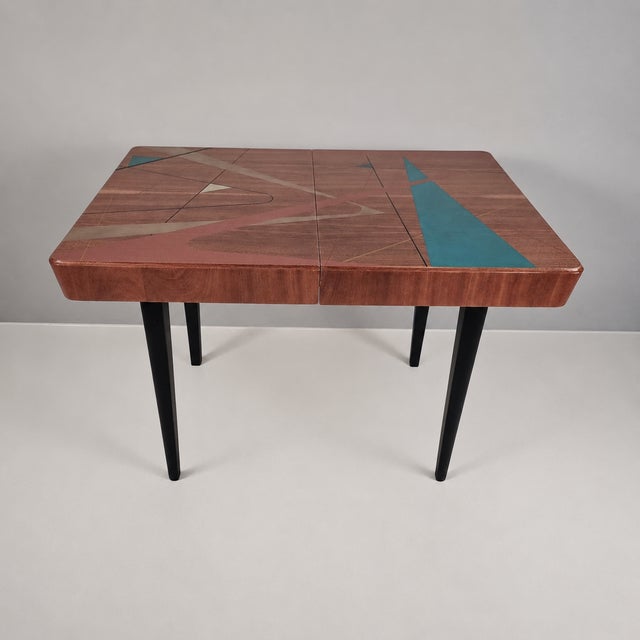 Contemporary Vintage Beech Table, 1970s For Sale - Image 3 of 11
