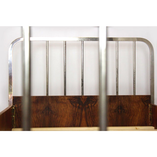 Bauhaus Single Beds, Czechoslovakia, 1930s, Set of 2 For Sale - Image 13 of 18