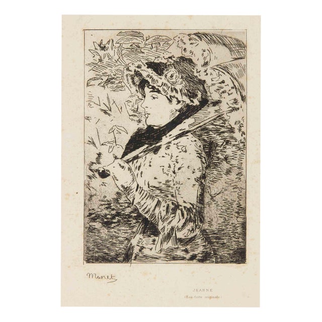 Edouard Manet, Jeanne (Spring), 1882, Etching For Sale