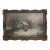 Vintage Oil Painting of House/Cottage in Winter For Sale