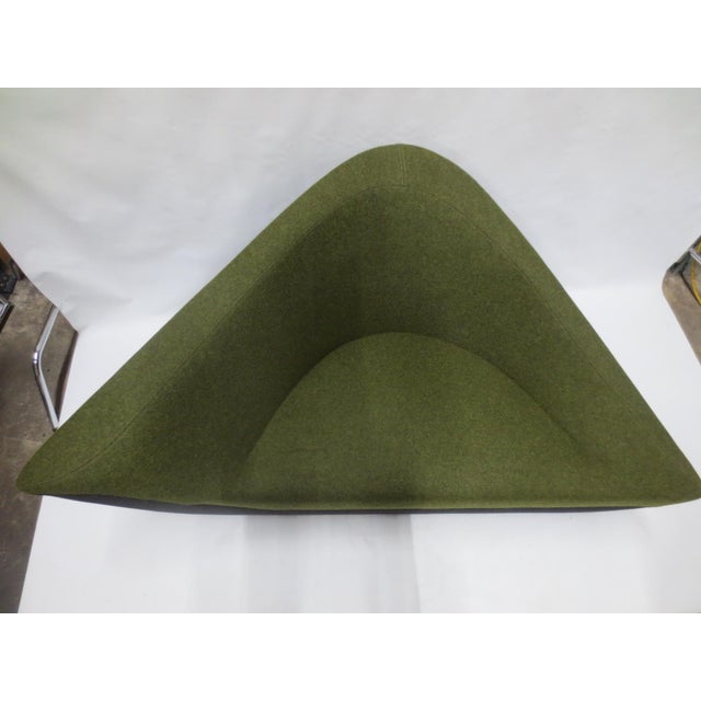 Modern Walter Knoll Seating Stones Lounge Chair in Green / Grey (New) For Sale - Image 3 of 8