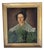 Captain's Wife Portrait, 1800s, Oil on Canvas For Sale