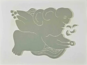 Jean Lurçat, The Cloudy Woman, Lithograph, Mid-20th Century
