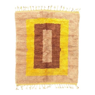 Modern Colorful Moroccan Wool Rug For Sale