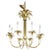 1950s Eight-Arm Italian Solid Brass Flower Chandelier For Sale - Image 13 of 13
