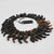 2000 - 2009 Monies Oversized Faux-Horn Resin Bib Choker Necklace For Sale - Image 5 of 11