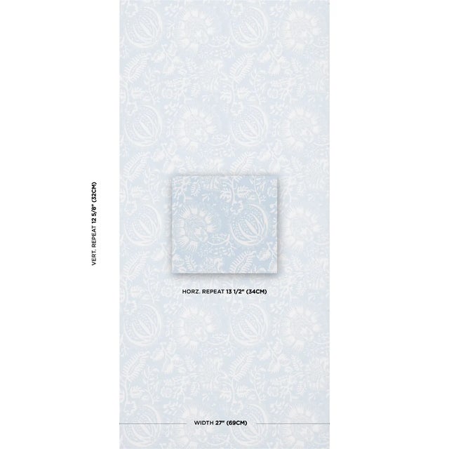 Inspired by an antique resist-print textile, this lively medium-scale botanical is versatile and timeless. Surface-printed...