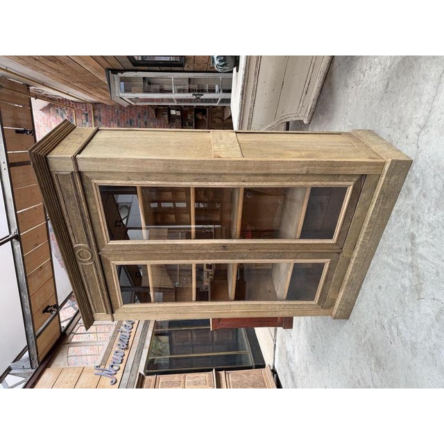 Late 19th Century Oak Display Cabinet For Sale - Image 3 of 13