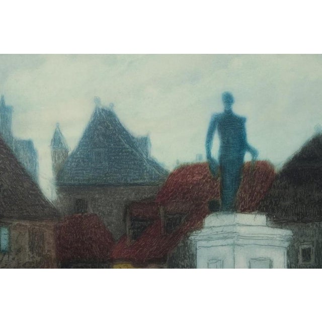 Frits Thaulow, Grev Wedels Plass, Color Lithograph For Sale - Image 7 of 10