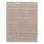 Rug & Kilim’s Modern Block Print Rug in Brown and Blue with Floral Patterns - 5x8 For Sale