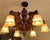 Brown Antique Black Forest Gothic Revival Carved Wood Chandelier with Gargoyles and Mascarons, 1940s For Sale - Image 8 of 17
