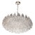 Modernist Handblown Translucent Murano Glass Polyhedral Chandelier For Sale